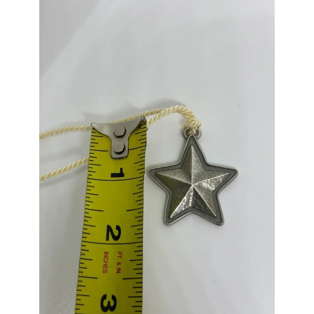 VTG Longaberger 2001 Whistle-Stop Tie-On Collectors Club Star Ornament Tassels‎